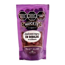 Aceitunas Negras en Rodajas Doy Pack Nucete x 150 g.