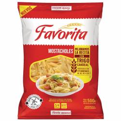 Fideos Mostachol Rayado Fort Favorita x 500 g.