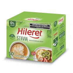 Endulzante Sobres Stevia Hileret x 50 un.
