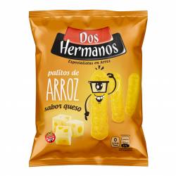 Palitos de Arroz sabor Queso Dos Hermanos x 80 g.