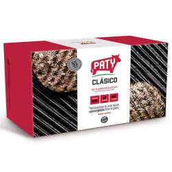 Hamburguesa de Carne Vacuna 80 g. Paty x 20 un.