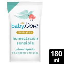 Jabón Líquido Baby Dove Humectación Sensible Refill x 180 ml.