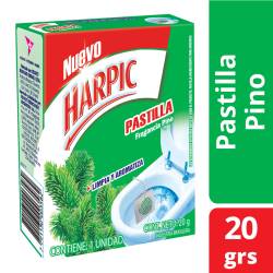 Pastilla para Inodoro Pino X20Gr Harpic x 20 g.