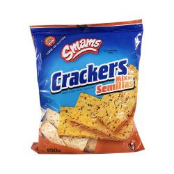 Galletitas Crackers c/Semillas Smams x 150 g.