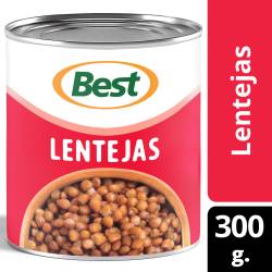 Lentejas Secas Remojadas Best x 300 g.