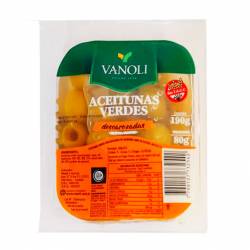 Aceitunas Verdes Descarozadas Clásicas Vanoli x 100 g.