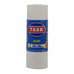 Bolsa Residuo Baño 34X38Cm Task x 20 un.