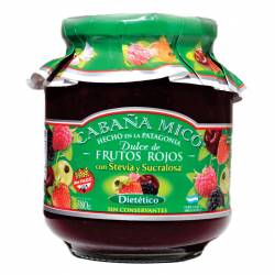 Dulce de Frutos Rojos Dietético Cabaña Mico x 380 g.