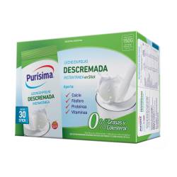 Leche en Polvo Descremada en Sobres Purísima x 150 g.