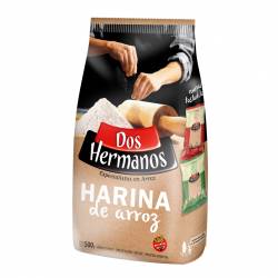 Harina de Arroz s/Gluten Dos Hermanos x 500 g.