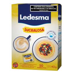 Endulzante Sobres 0% Calorías Ledesma x 50 un.