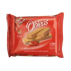Obleas Dulces c/Relleno Frutilla Santa María x 90 g.
