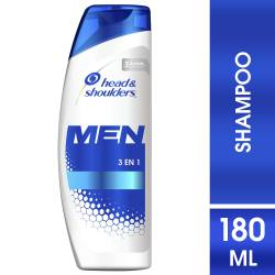 Shampoo Control Caspa Men 3 en 1 Head Shoulders x 180 cc.