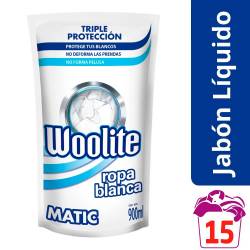 Detergente Líquido Extra Blanco Dp Woolite x 900 cc.