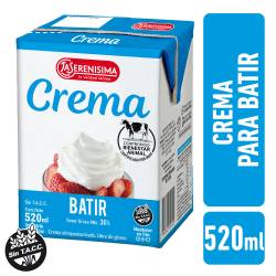 Crema de Leche La Serenísima x 520 cc.