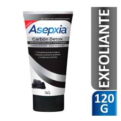 Limpiador Exfoliante Carbón Detox Asepxia x 120 g.