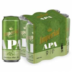Cerveza Lata Apa Pack Imperial Pack x 6 Latas de 473 cc.