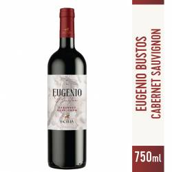 Vino Tinto Cabernet Sauvignon Eugenio Bustos x 750 cc.