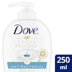 Jabón Líquido Dove Antibacterial Cuida & Protege x 250 ml.