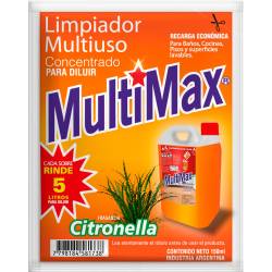 Limpiador Mult. Citronella Rinde 5L Multimax x 150 cc.