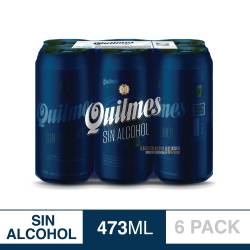 Cerveza Quilmes 0.0% Lata 473cc x6