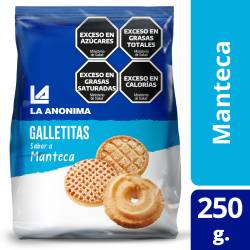 Galletitas Mantecadas La Anónima x 250 g.