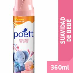 Desodorante de Ambiente Aerosol Bebé Poett x 360 cc.