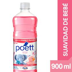 Limpiador Líquido Aromatizante Poett Suavidad de Bebé x 900 ml