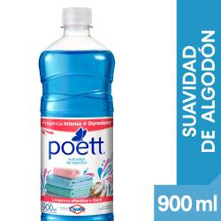 Limpiador Líquido Aromatizante Poett Suavidad de Algodón x 900 ml
