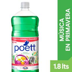 Limpiador Líquido Aromatizante Poett Música en Primavera x 1.8 lts
