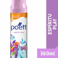 Desodorante de Ambiente Aerosol Espíritu Play Poett x 360 cc.