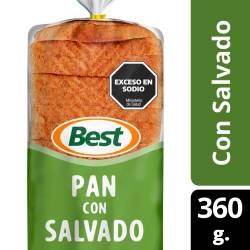 Pan c/Salvado Chico Best x 360 g.