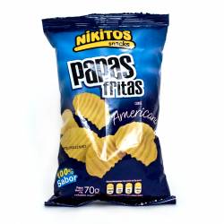 Papas Fritas corte Americano Nikitos x 70 g.