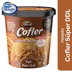 Helado Súper Dulce de Leche Cofler x 250 g.
