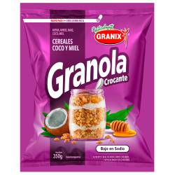 Granola Crocante Bajo en Sodio Granix x 350 g.