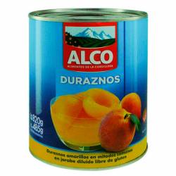 Duraznos en Mitades E/Jarabe Dil. Alco x 820 g.