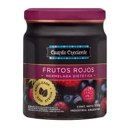 Mermelada Stevia Frutos Rojos Cuarto Crec x 300 g.