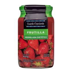 Mermelada Dietética Frutilla Cuarto Crec x 400 g.