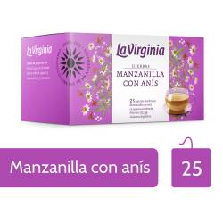 Te en Saquitos Manzanilla Anís La Virginia x 25 un.