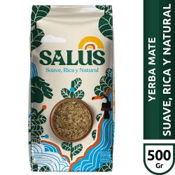 Yerba Mate Natural c/Stevia Salus x 500 g.