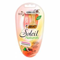 Maquina p/ Afeitar Soleil Naturals Bic x 2 un.