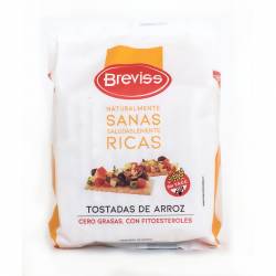 Tostadas de Arroz c/Fitoesteroles Breviss x 110 g.