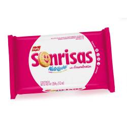 Galletitas de Vainilla Rellenas con Frambuesa x 3 Un. Sonrisas x 324 g.