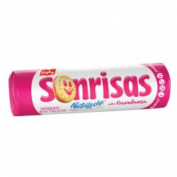 Galletitas de Vainilla Rellena con Frambuesa Sonrisas x 108 g.