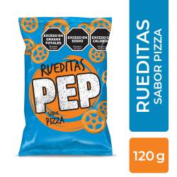 Rueditas sabor Pizza Pep x 120 g.