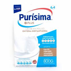 Leche en Polvo Entera Plus Purísima x 800 g.