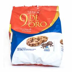 Galletitas de Avena c/Chips Choco 9 de Oro x 120 g.