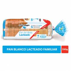 Pan de Mesa Lacteado Pack Familiar Mimago x 590 g.