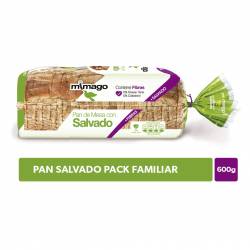 Pan Salvado Pack Familiar Mimago x 600 g.