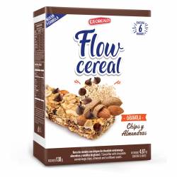 Cereal en Barra Chocolate y Almendras Estuche Flow x 138 g.